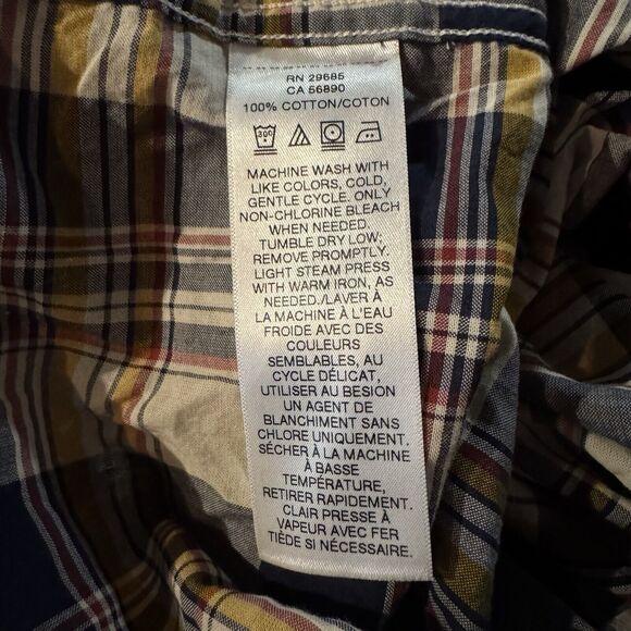 Surf Pendleton Short Sleeve Button Up Shirt Multi-Color Plaid Men’s Size XL - Picture 6 of 6